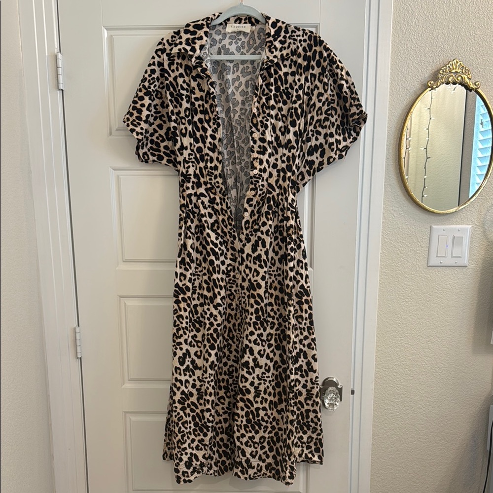 Leopard Print Women's Dress